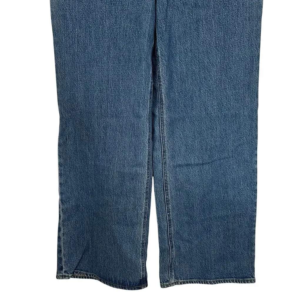 J. Crew Slim Wide Jean with Stacked Buttons CD884 Size 28